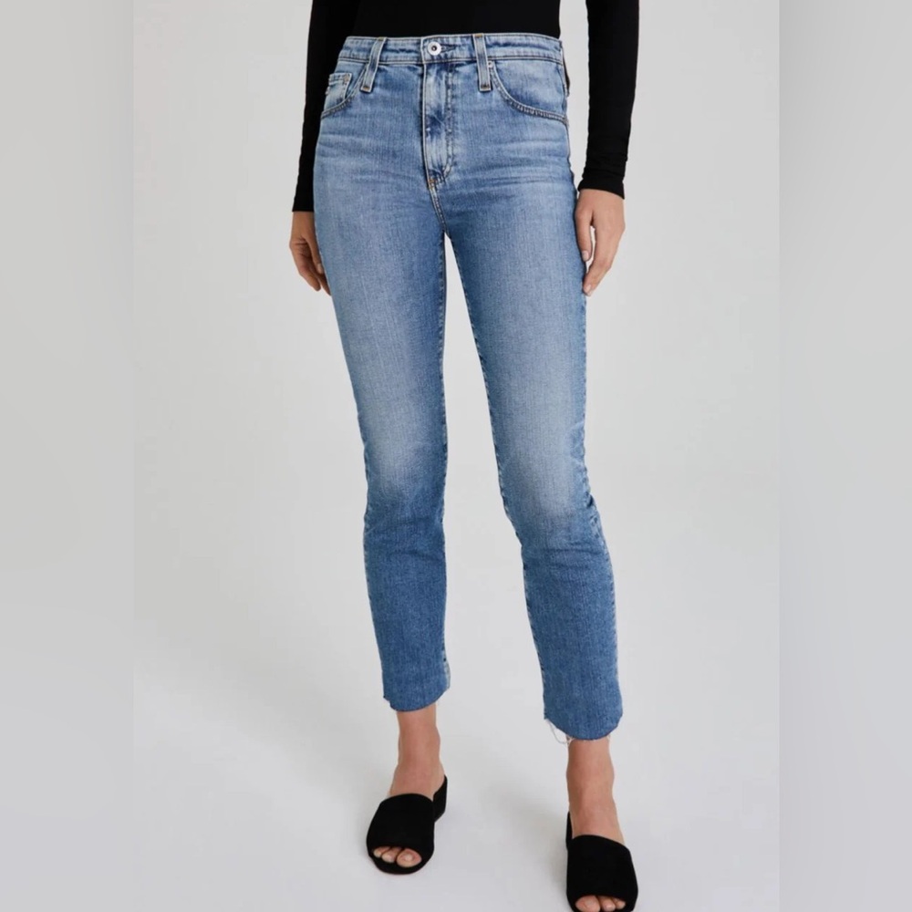 AG Isabelle Hi Rise Straight Crop jeans sz 28